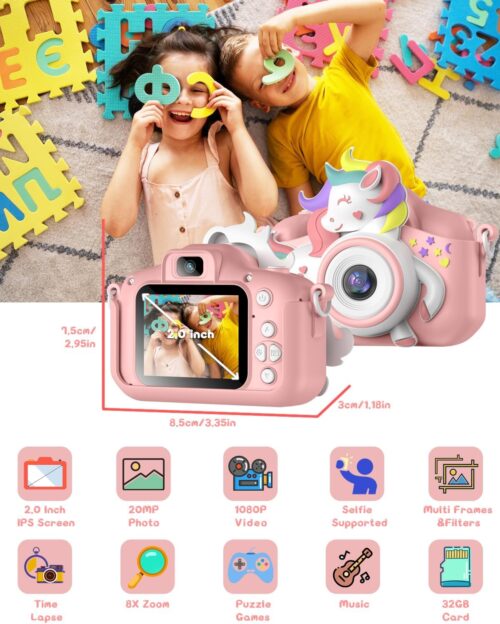 Gofunly Kids Camera for Girls - Image 5