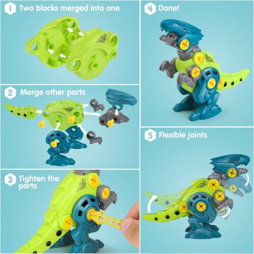 Dreamon Take Apart Dinosaur Toys - Image 4