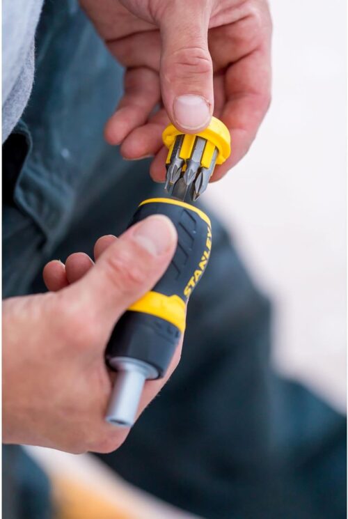 STANLEY 066358 Multi-Bit Stubby Screwdriver - Image 2