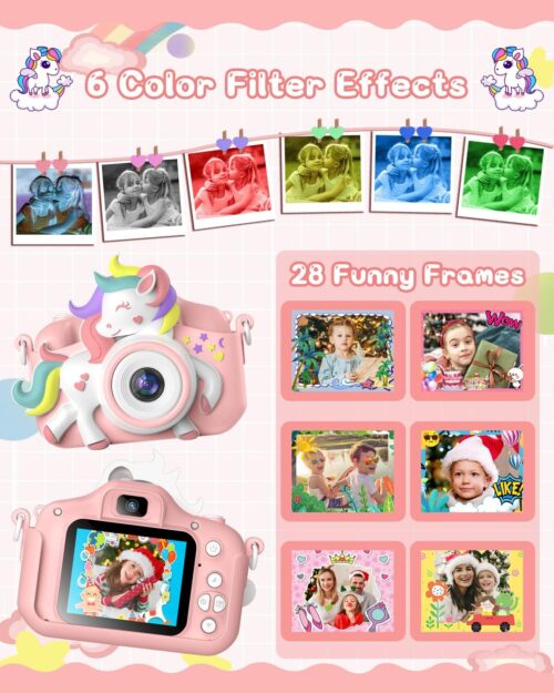 Gofunly Kids Camera for Girls - Image 3